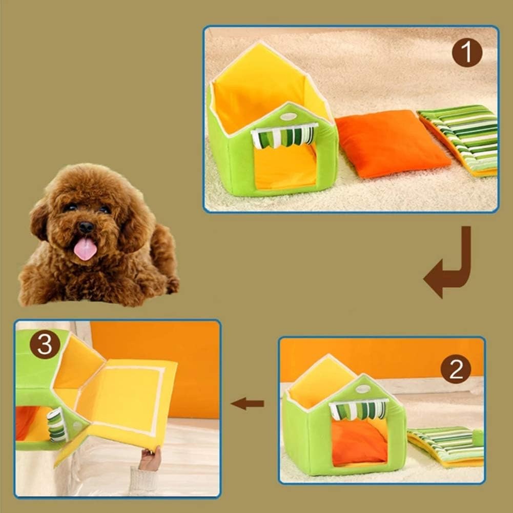 40*35*40سرير للكلاب والقطط على شكل منزل قياس