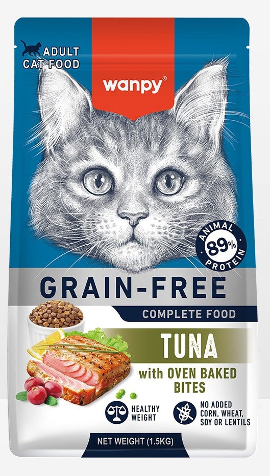 Wanpy Healthy Cat Food بنكهات متعددة – 1.5 كجم